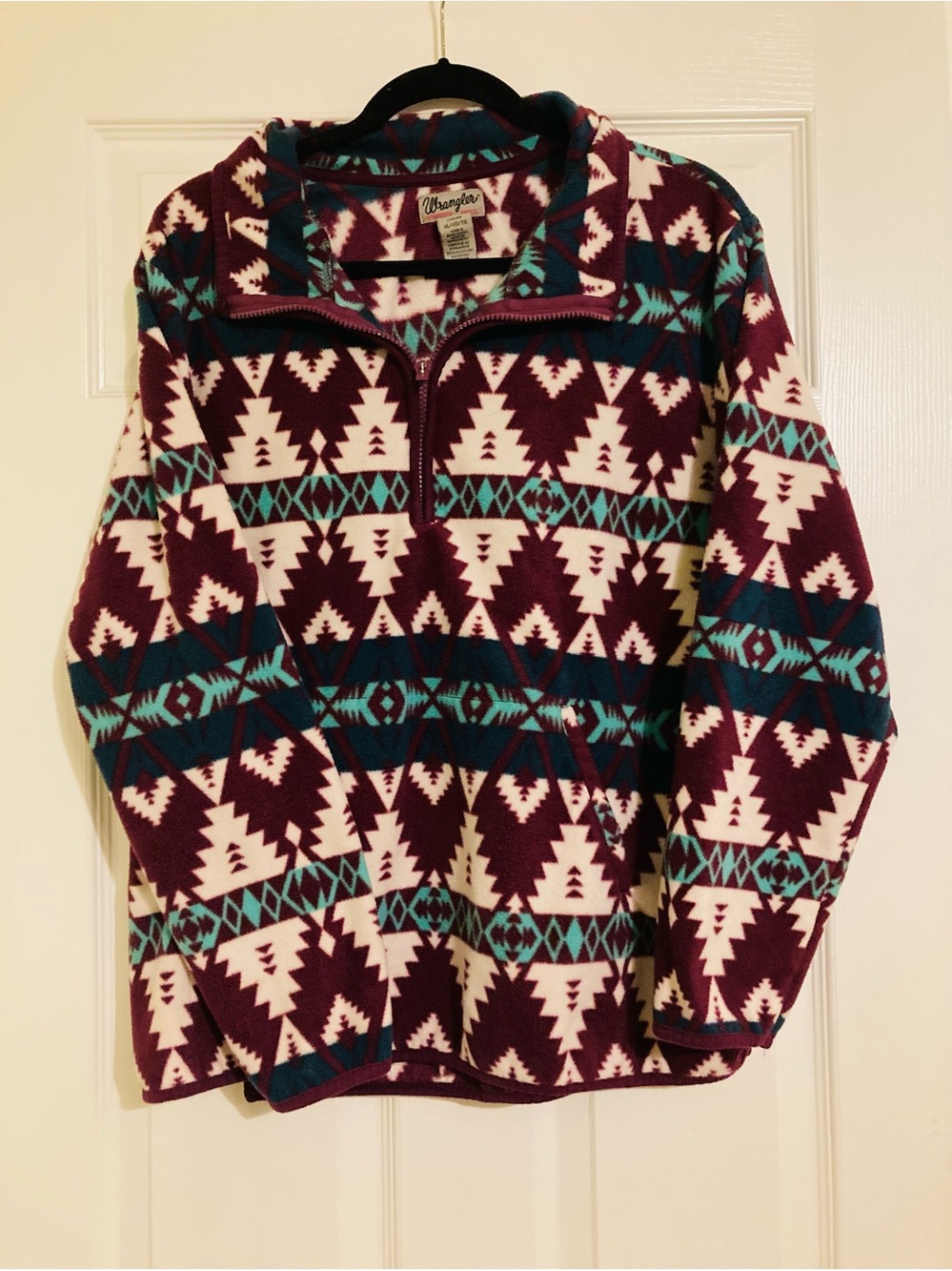 Wrangler Aztec Print Pullover Sweater